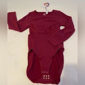 YITTY Magenta Long Sleeve Bodysuit